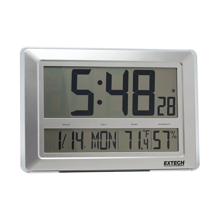 Reloj digital Temperatura interior Higrómetro Relojes de mesa de