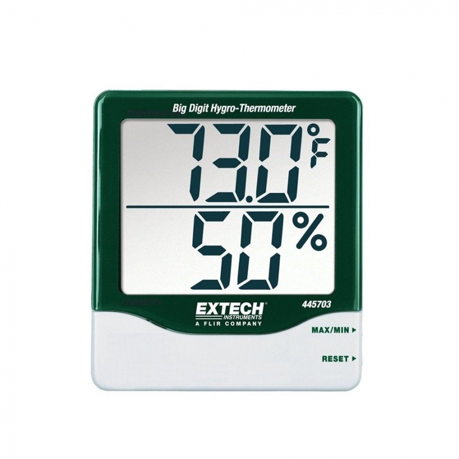 Reloj digital de pared con medidor de humedad y temperatura  (higrotermómetro)